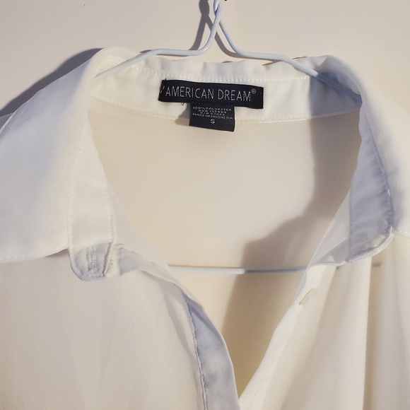 Sheer white shirt - Picture 3 of 5